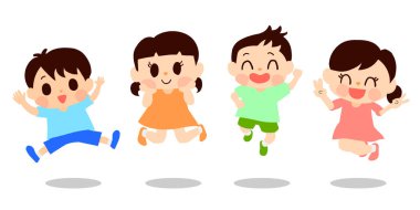 Ana hat olmadan atlayan çocuklar