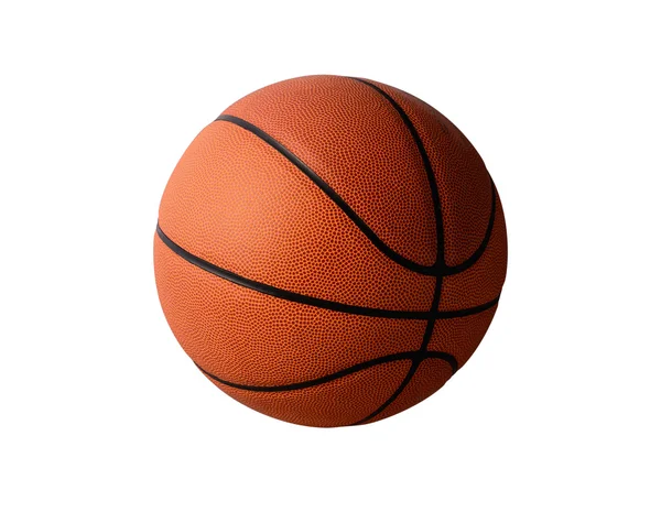 Basketbal op witte achtergrond — Stockfoto