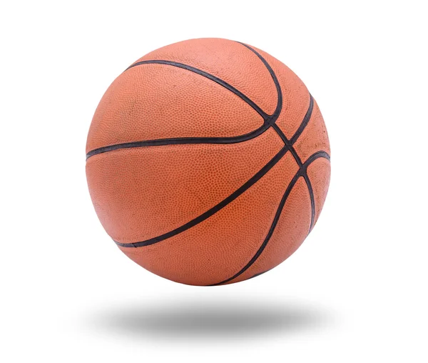 Bola de basquete velha — Fotografia de Stock