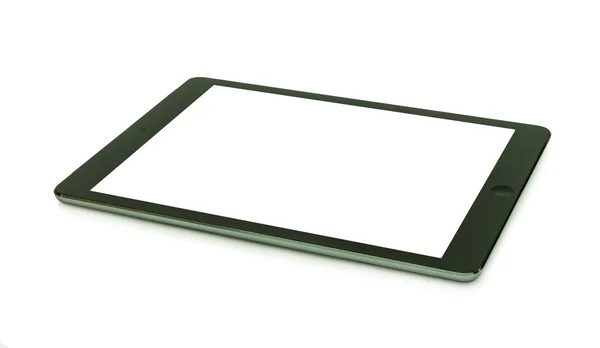 Black tablet with blank screen — Stock Photo, Image