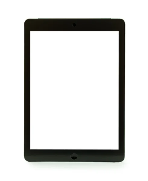 Tablet met leeg scherm zwart — Stockfoto