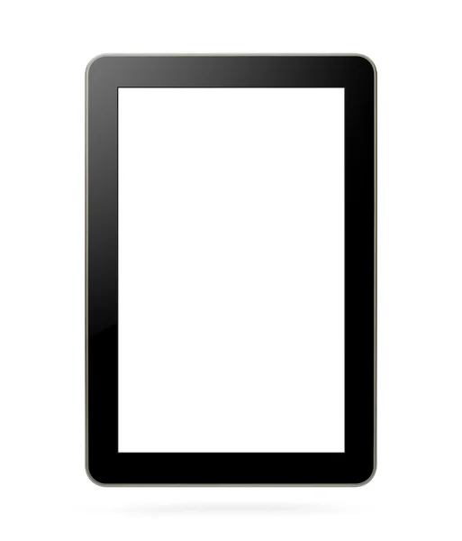 Tablet met leeg scherm zwart — Stockfoto