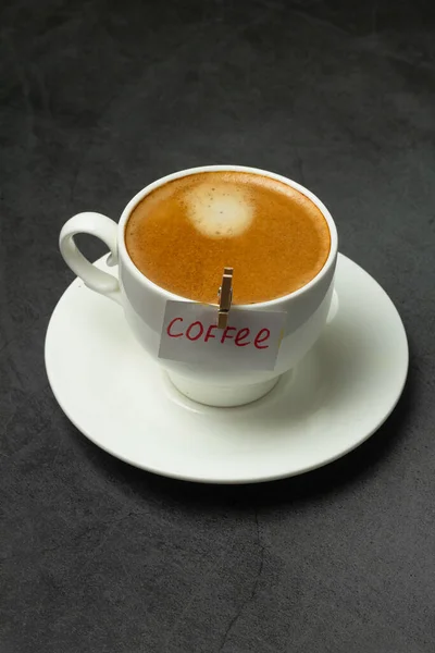 금속관이 커피와 — 스톡 사진