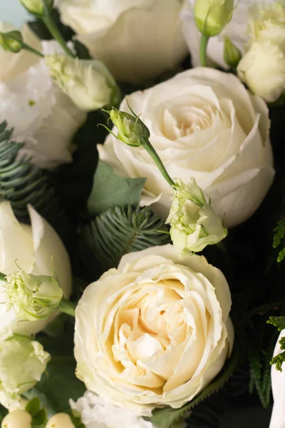 Strauß Weißer Schöner Blume — Stockfoto