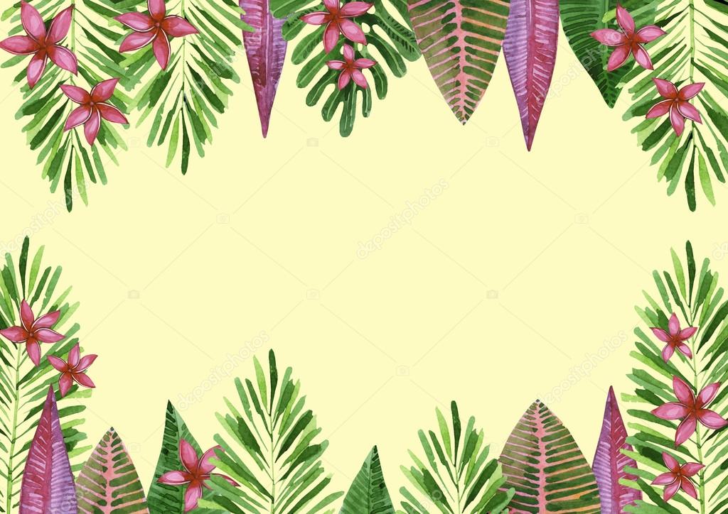Tropical Background Horizontal Summer Pattern Exotic Flowers Stock Photo Image By C Mehendra Tropical Background Horizontal Summer Pattern Exotic Flowers Stock Photo Image By C Mehendra