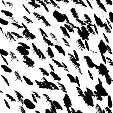 Soyut mürekkep fırçası vuruşu arka planı. Modern sanatsal doku, beyaz arkaplanda siyah fırça darbeleriyle yaratıldı. Minimalist vektör illüstrasyonu posterler, markalaşma ve paketleme için mükemmel