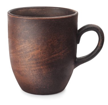 Beyaz izole kil Kupası