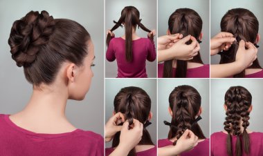 romantik saç modeli öğretici