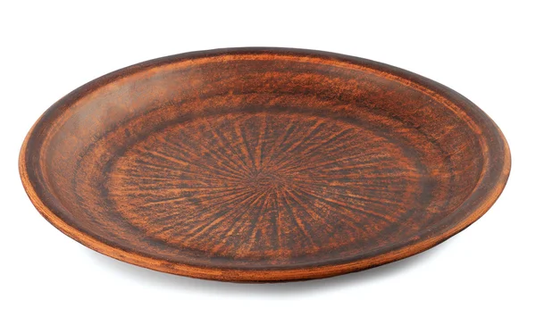 Earthenware dish isolate — Stock Photo, Image