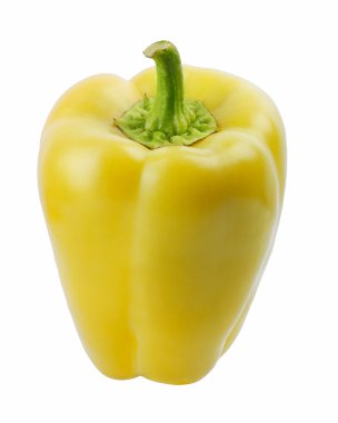 Biber beyaz arkaplanda izole