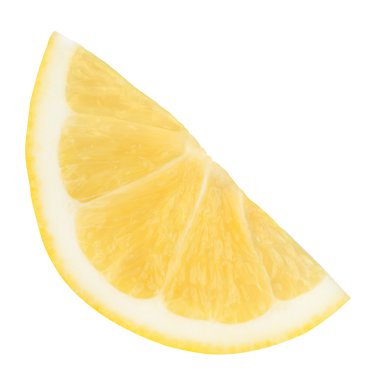 dilim taze limon izole