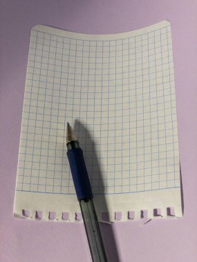 Not defteri ve notlar masanın üzerinde duran bir kalemden.