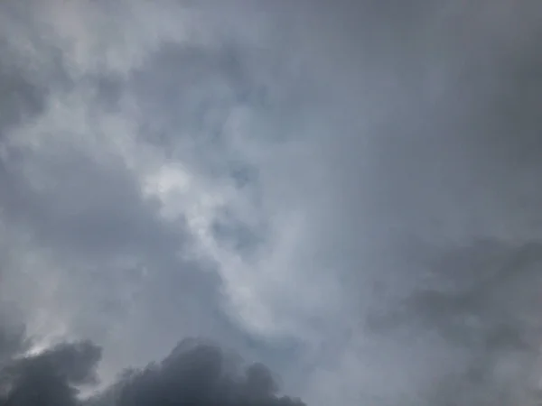 Hermoso Cielo Con Nubes Blancas Grises Azules Hermosa Foto Nubes — Foto de Stock