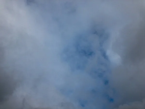 Gyönyörű Fehér Szürke Kék Felhőkkel Gyönyörű Kép Szürke Fehér Kék — Stock Fotó