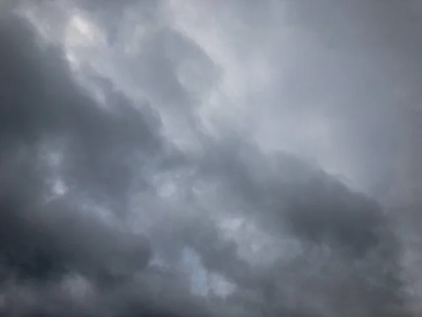 Schöner Himmel Mit Weißen Graublauen Wolken Schönes Foto Von Grauweißen — Stockfoto