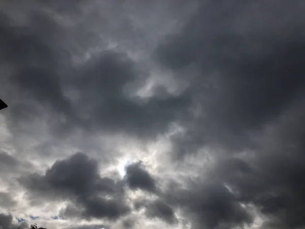 Fotohimmel Mit Grauen Weißen Wolken Sehr Schöne Kombination Aus Grau — Stockfoto