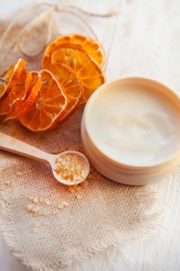 Turuncu spa kavramları güzellik uygulamaları