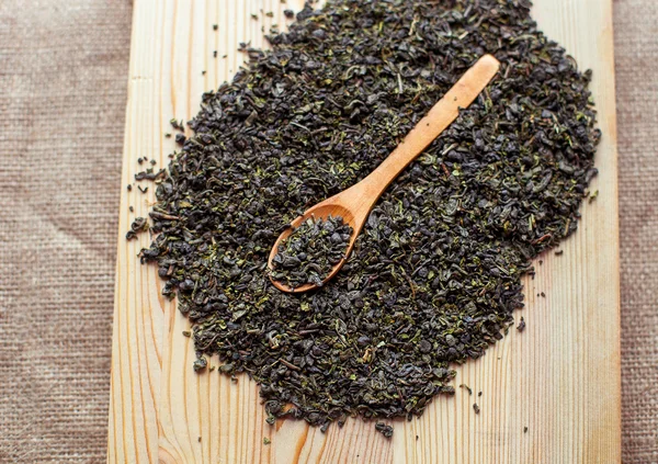 Primer plano de té verde de alta calidad — Foto de Stock