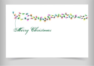 Metin için yer şablonu. Yılbaşı selamlar. Noel. Parlak, cam fenerler.