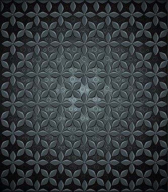 siyah arka plan. Desen. Vektör.
