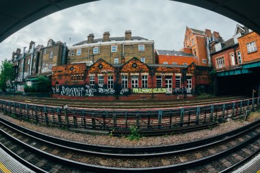 Londra, İngiltere - 11 Ekim 2013:West Hampstead istasyonu