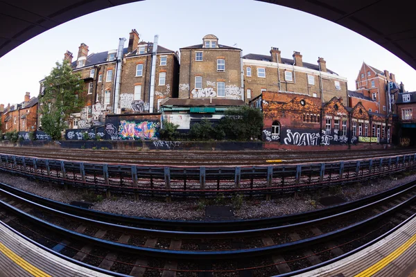 London, Großbritannien - 11. Oktober 2013: Bahnhof West Hampstead — Stockfoto
