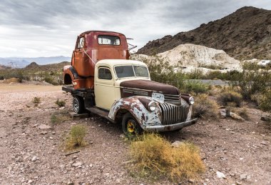 Eski paslı kamyon Nelson Nevada ghost Town