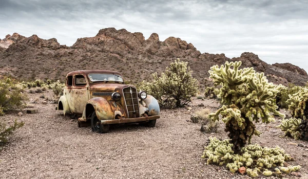 Old rusty car in Nelson Nevada ghost town — Stock Photo, Image