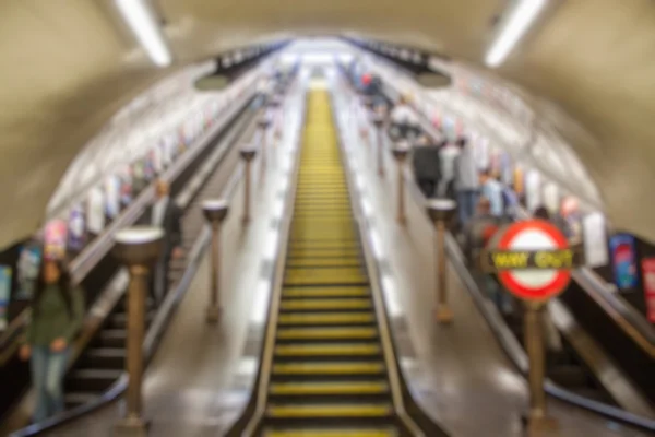 Fundo embaçado abstrato: Metro London — Fotografia de Stock