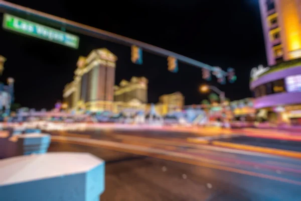 Abstract Blurry Background: City life in Las Vegas — Stock Photo, Image