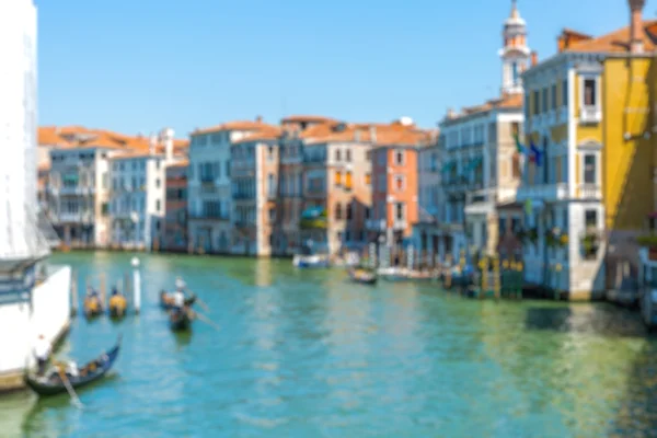 Antecedentes borrosos: Turismo en Venecia — Foto de Stock