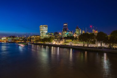 Londra gece cityscape