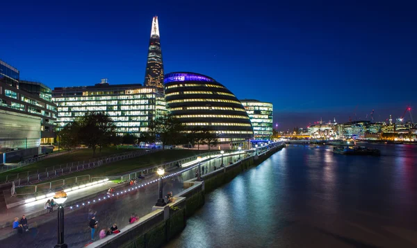 Londra gece cityscape — Stok fotoğraf