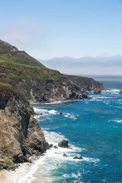 California sahil panoramik görünüm — Stok fotoğraf