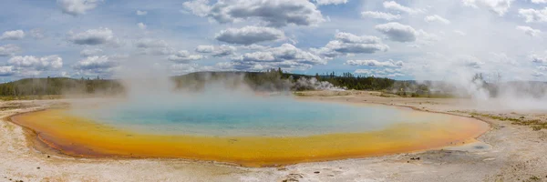 Parque nacional Prismatic Spring Yellowstone — Fotografia de Stock