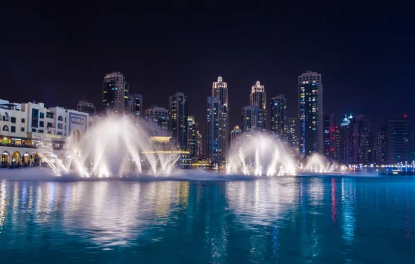 Marina dubai night — Stock Photo, Image