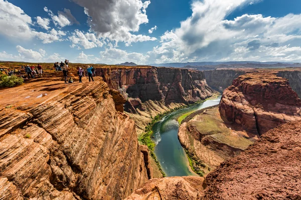 Horseshoe Bend Panorama — Stock Photo, Image