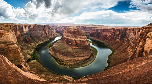 Horseshoe Bend Panorama — Stock Photo, Image