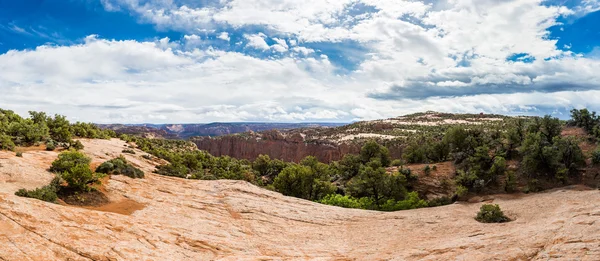 Navajo nationalmonument panoramautsikt — Stockfoto