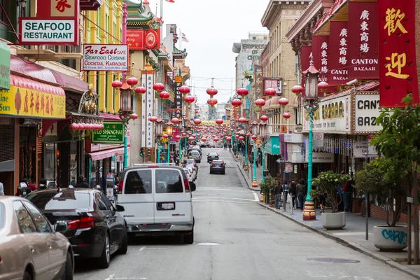 China ciudad calle principal San Francisco California EE.UU. — Foto de Stock