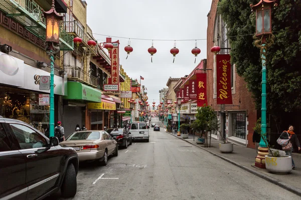 China ciudad calle principal San Francisco California EE.UU. — Foto de Stock