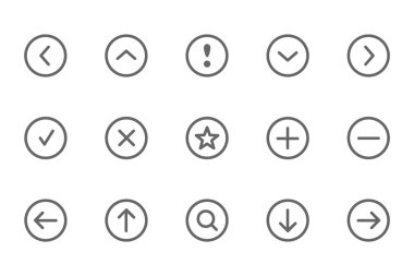 Gezinti çizgi siyah