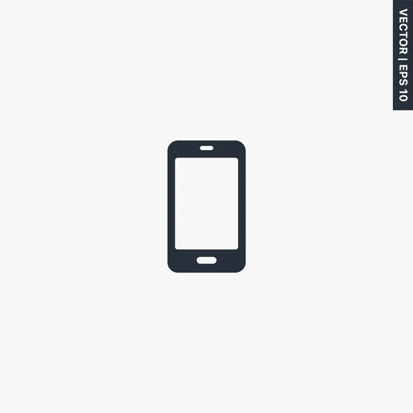 Smartphone Icono Plano Calidad Premium Concepto Logotipo Vectorial Para Gráficos — Vector de stock