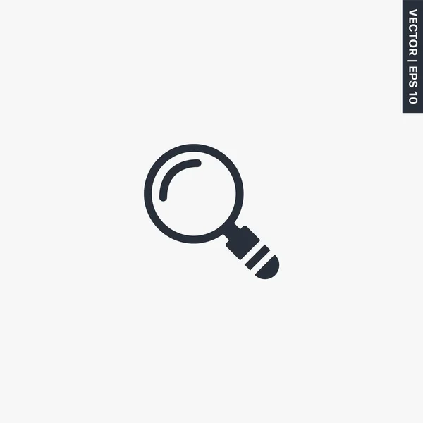 Lupe Hochwertige Flache Ikone Vektor Logo Konzept Für Webgrafik Eps — Stockvektor