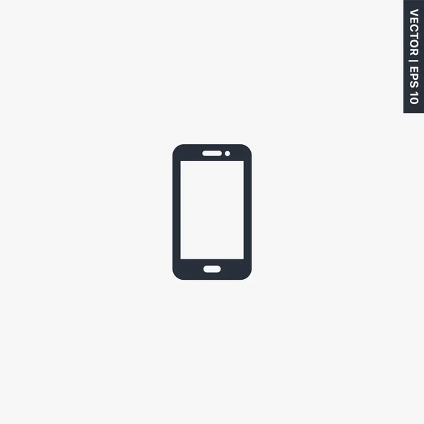 Teléfono Smartphone Icono Plano Calidad Premium Concepto Logotipo Vectorial Para — Vector de stock