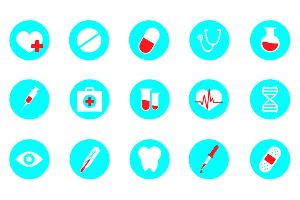 Medicine icons, medical icon — Stock Vector