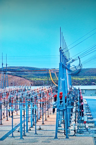 Electric power substation — Stock Photo, Image