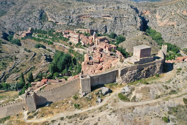 Albarracin Város Teruel Tartomány Spanyolország — Stock Fotó