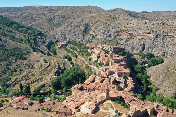 Albarracin Város Teruel Tartomány Spanyolország — Stock Fotó