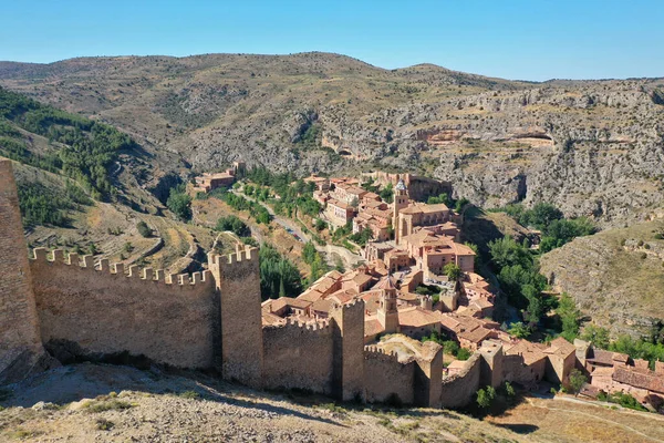 Město Albarracin Provincie Teruel Španělsko — Stock fotografie